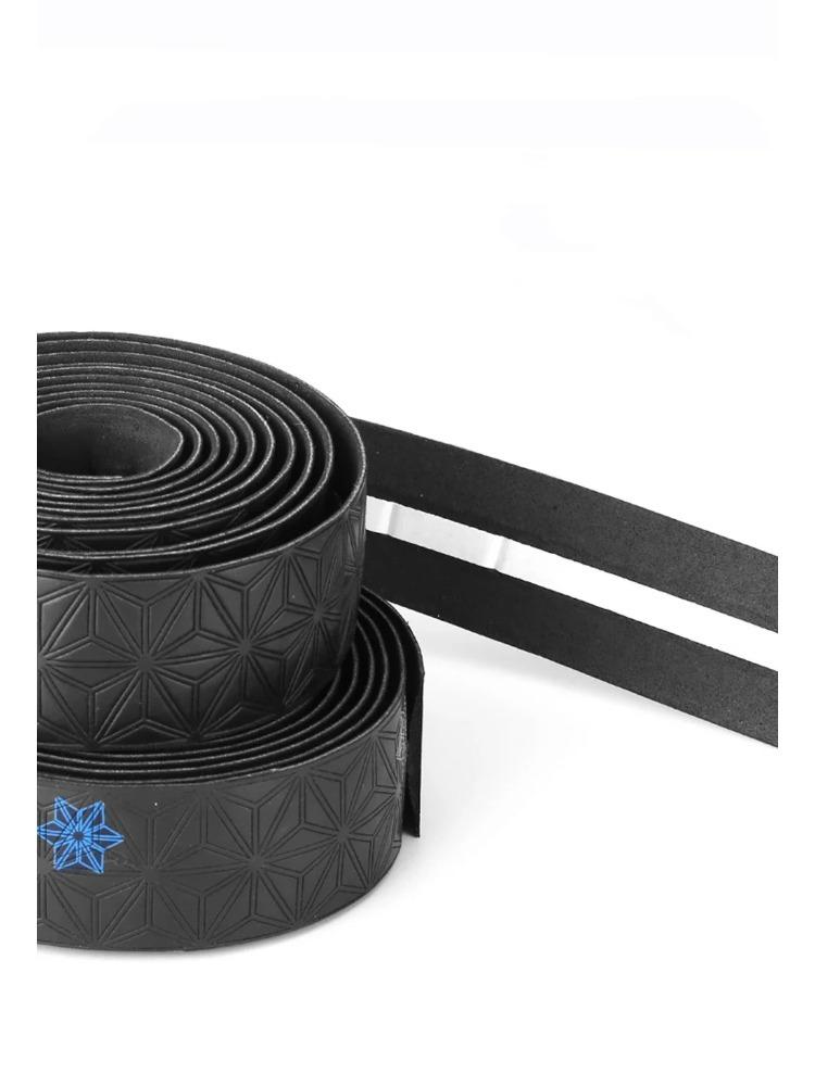 1/2Pcs Anti-Slip Handlebar Tape PU Road Bike Shock Absorption Handle Bar Tape With Bar End Plugs For Bicycle Racket Cycling Tools