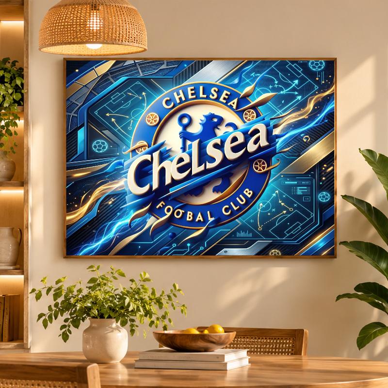 5D Diamond Painting Chelsea FC DIY Full Drill Diamond Art Kit Home Decoration