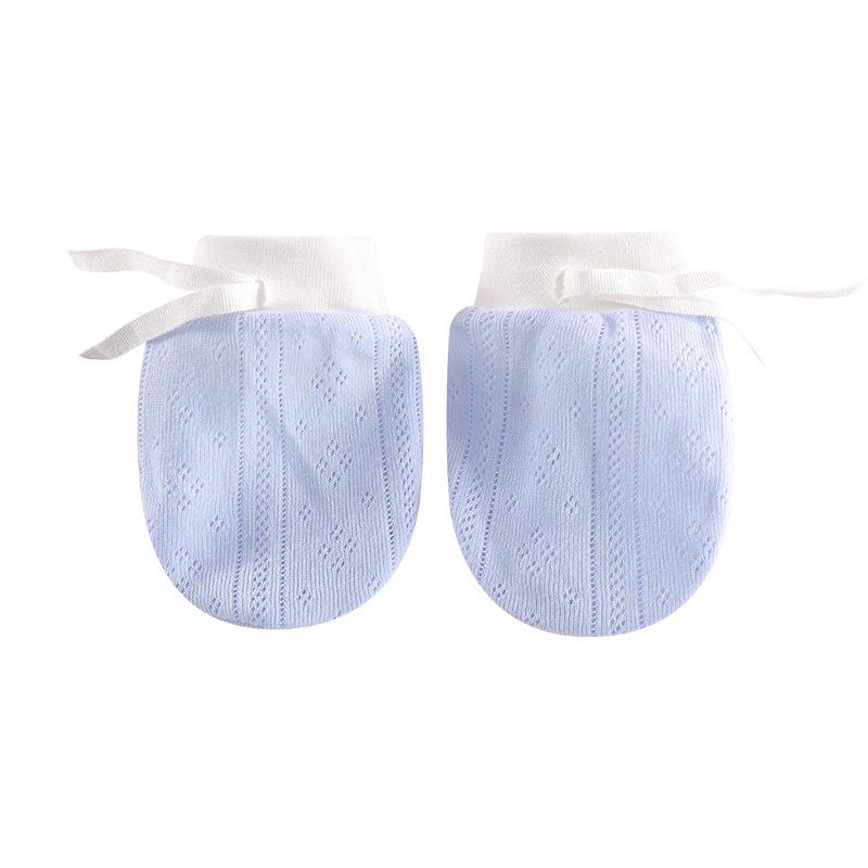 Breathable Baby Anti-Scratch Teething Gloves - Newborn Infant Mittens for All Seasons