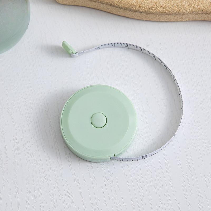 

Three Measurement Clothes Tape Measure 1PC 1.5m - Small Portable Student, Soft Leather, Automatic Recycling Measuring Tool