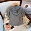 Big-size Casual Hooded Short-sleeved Set - Women's Top and Shorts - Slimming Sportswear Set