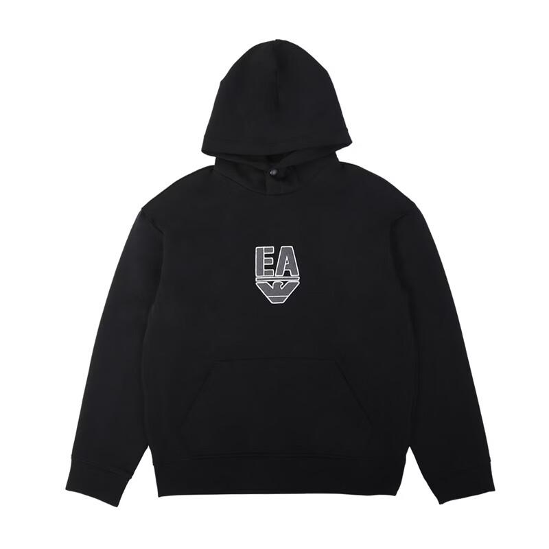 Мужская теплая толстовка с капюшоном Armani EA Premium XL