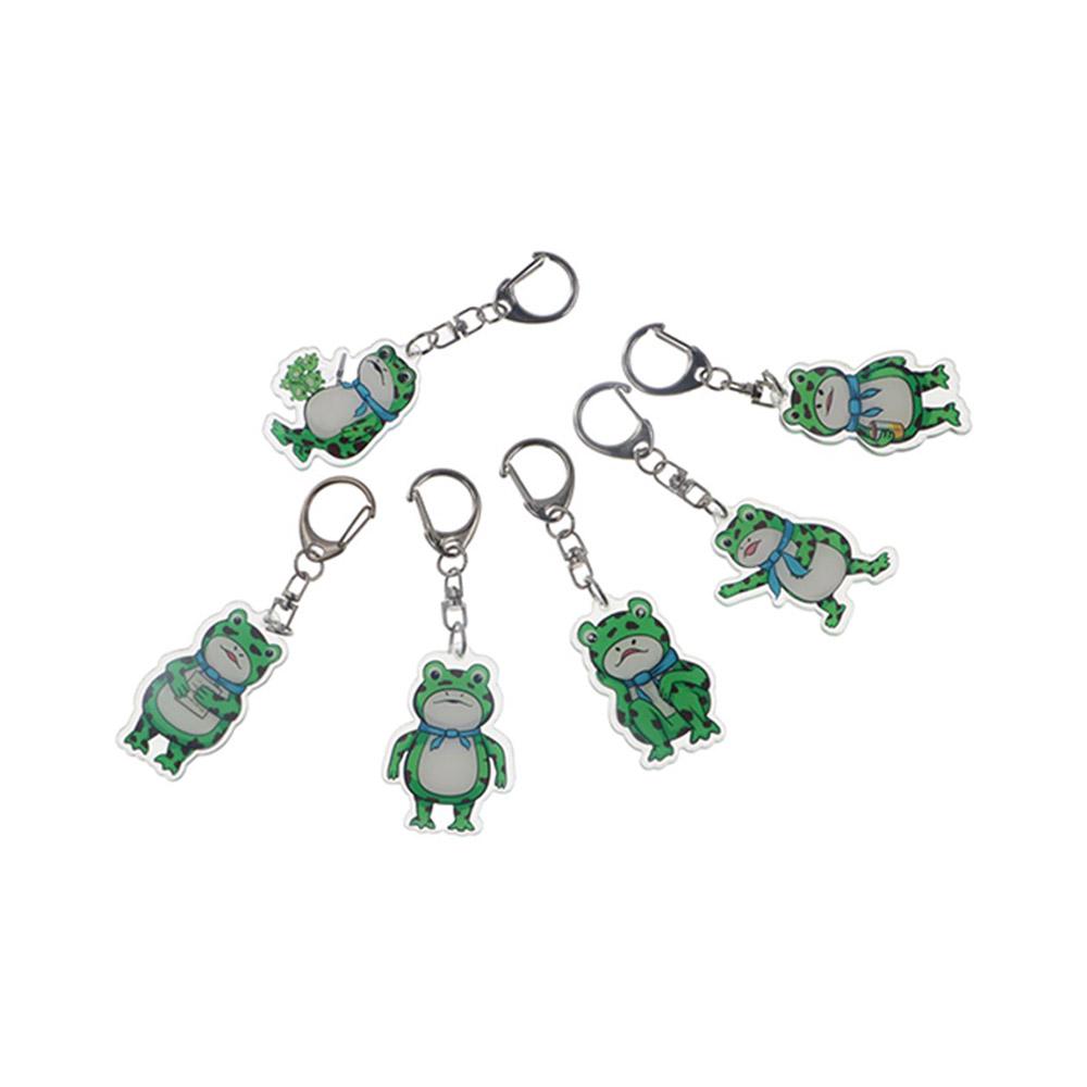 Frog Animal Frog Pendent Keyring Silent Frog Keychain Frog Acrylic Keychain  Schoolbag Pendant