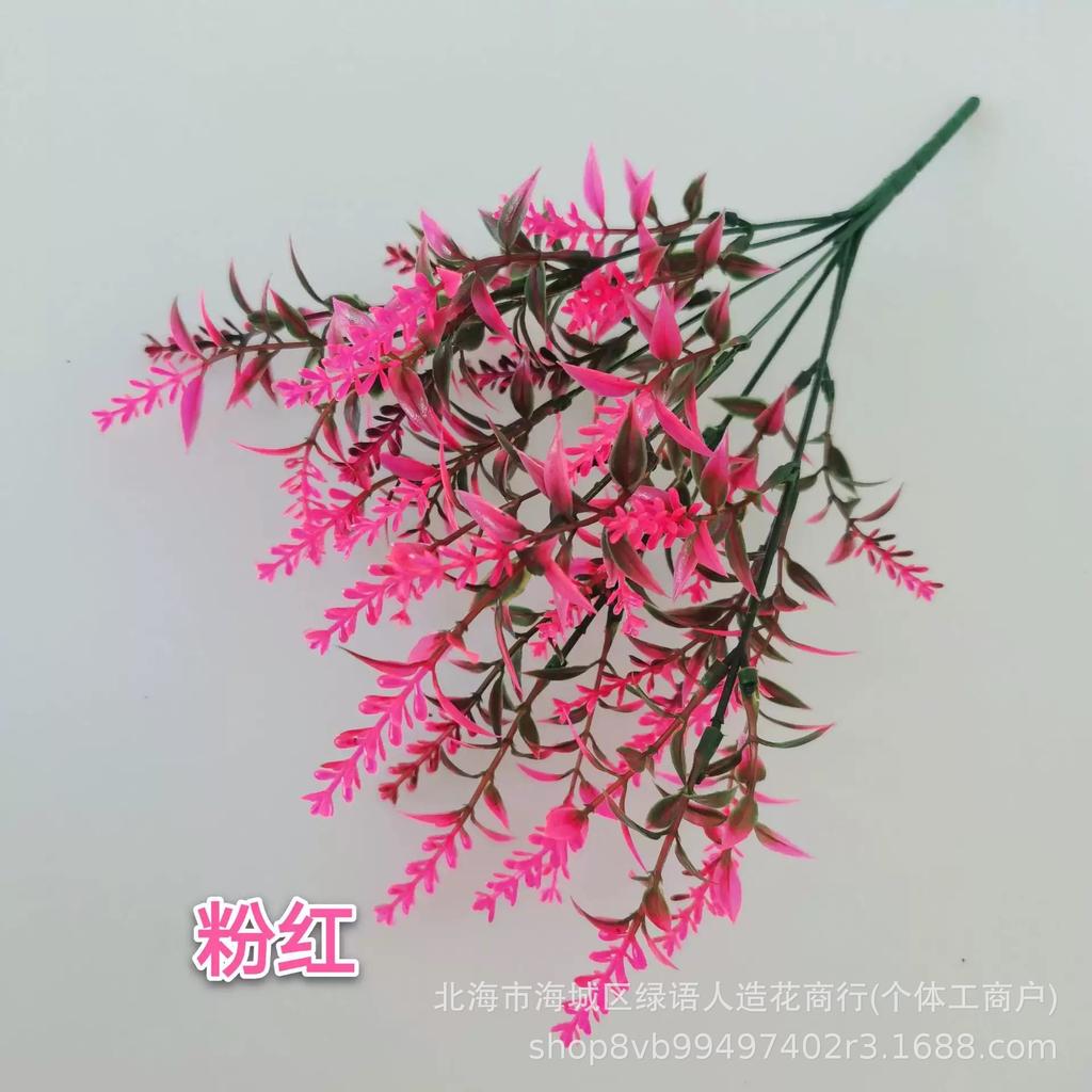 Simulation Of Horsetail Lavender Bouquet Wedding Flower Simulation Grass Living Room Home Office Desktop Flower Arrangement