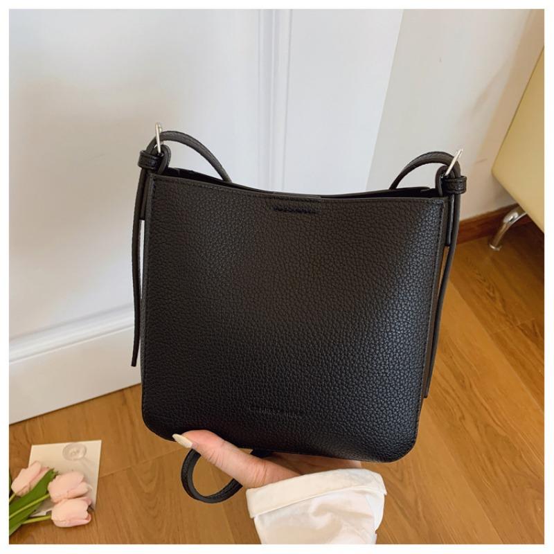 Tasche Damen Frühling und Sommer 2025 neu Litschi-Muster große Kapazität Kinder- und Mutter-Eimer-Tasche modisch vielseitig Einzel Schulter Crossbody