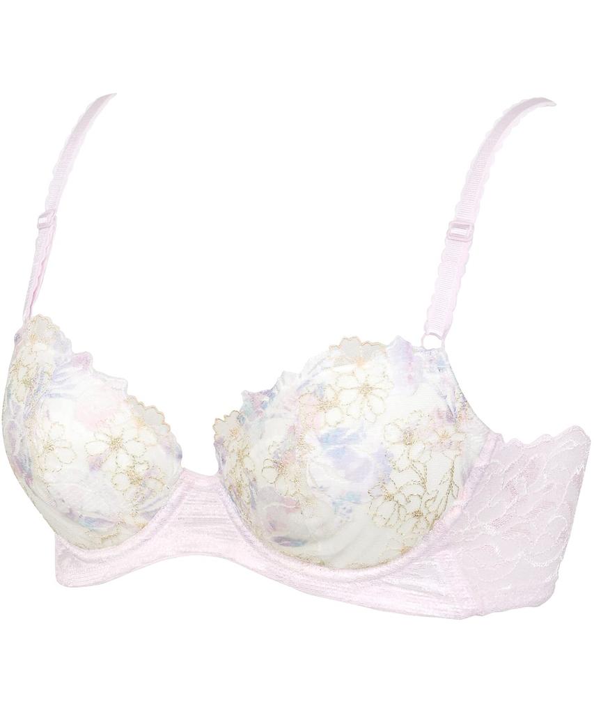 Bra fuller line back cup KB2713 PI B65 [Wing/Wacoal] "Clean sides, breasts" [Beautiful bra] 3/4 Women's