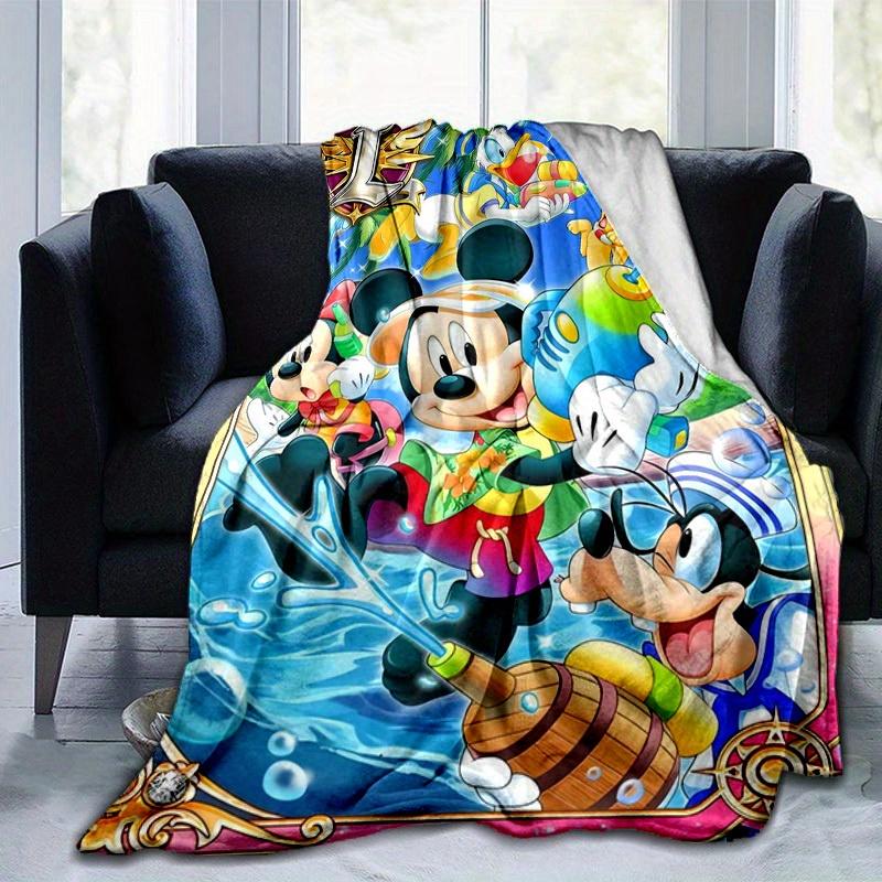 1pc, Disney Characters Home Decorative Blanket: A Perfect Gift for Bedroom, Living Room, Travel, Camping, Car, Beach, Office Nap, Ideal Sofa Throw, Ou
