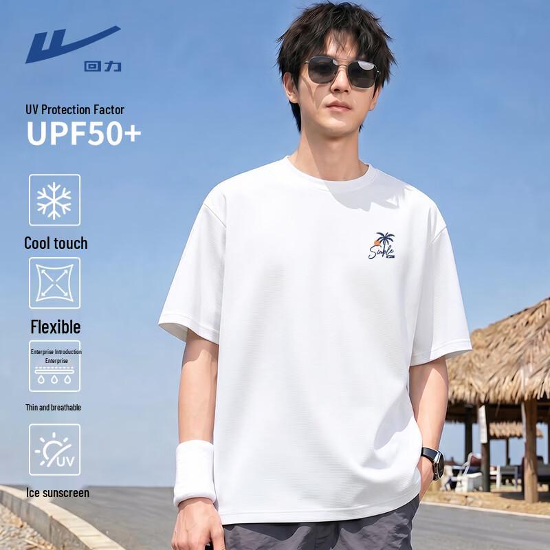 Warrior Men s Ice-Feel UPF50+ Sun Protection Loose T-Shirt L