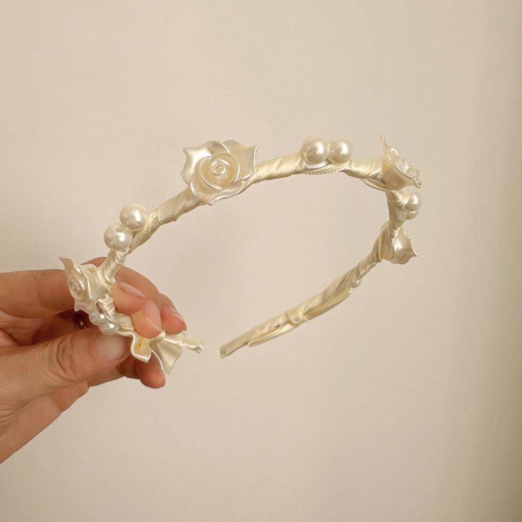 Korean Fashion Crystal Rhinestone Headband Elegant Headband Banquet Hair Hoop Suitable for Ladies Washing Face Headwear