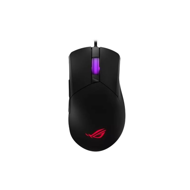 ASUS ROG Gladius III Core Gaming Mouse / Wired Gaming Mouse / 12,000dpi / 1000Hz / 72g / Browser-based configurability / Replaceable switch socket /