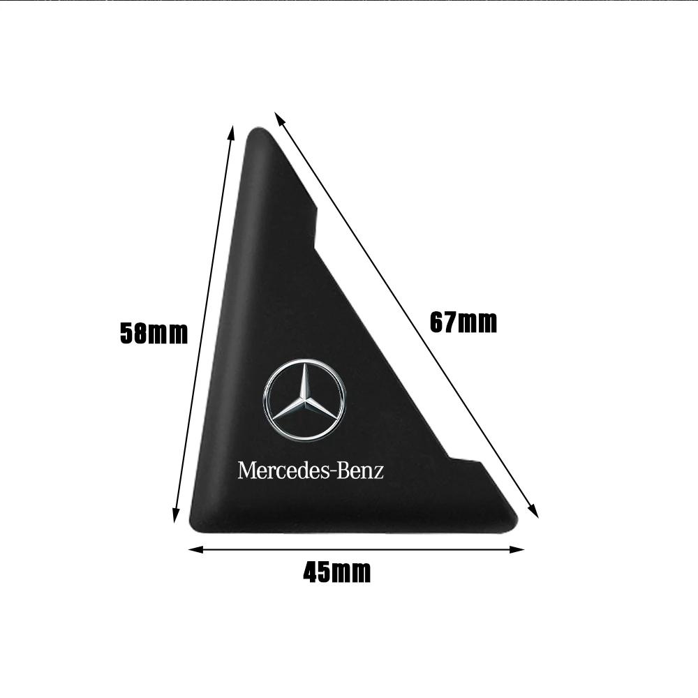 FJR5   Hot 2025 2Pcs Silicone Car Door Corner Cover Anti-Scratch Protection Stickers For Mercedes Benz AMG W202 W203 W204 W205 W210 W21
