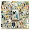 Tarot Cat Stickers: 78 Waterproof Suitcase & Journal Decorations - Creative Stationery Gift