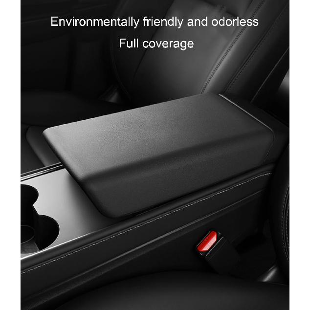 For Tesla Model Y Juniper Center Console Armrest Cover TPE Model 3/Y 2021-2025 Armrest Protection Cover Anti-slip Mat Accessory