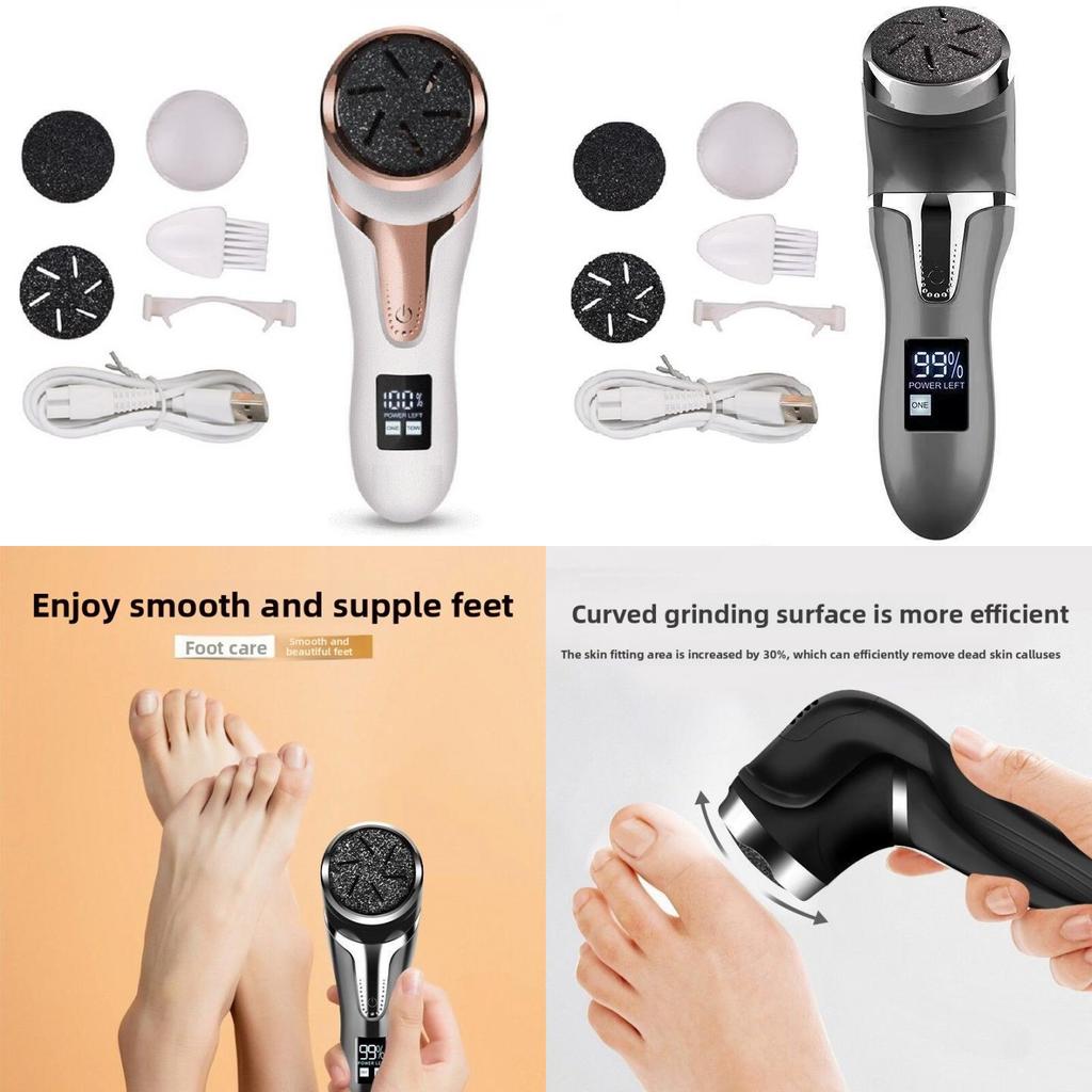 Electric Foot Callus Remover With Display Waterproof Rechargeable For Home Spa