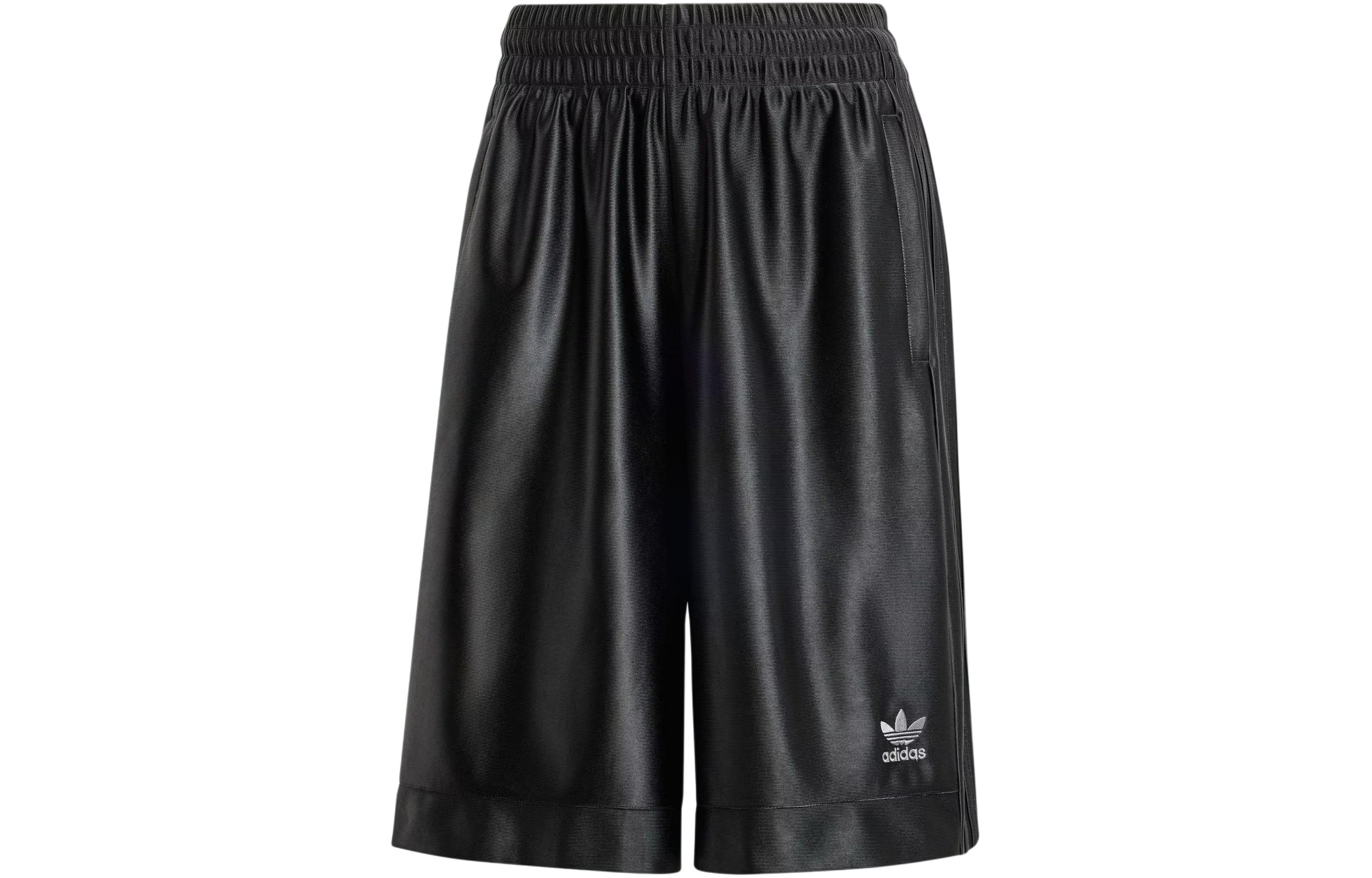 Adidas Originals Премиальные Баскетбольные Шорты Спортивные Шорты Женские Черные IT9767 XS