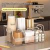 Disposable Cup Holder Stand Coffee Shop Milk Tea Paper Cup Organizer Desktop Storage Rack Vendor Stall Utensils Plastic Square