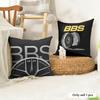 Stylish BBBSSB simple Cushion Cover Natural Linen Organic Fabric DoubleSided Printing Couch Pillow Covers Home Decor