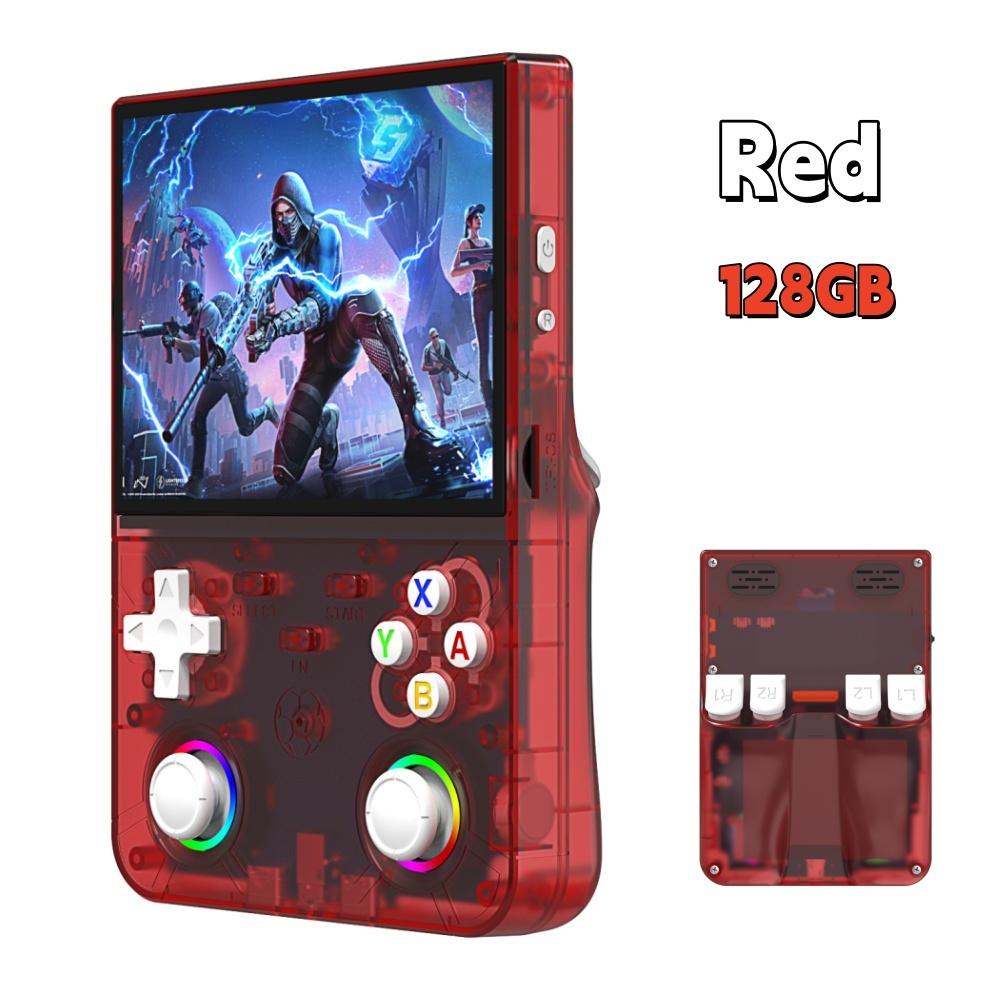 New R36 Ultra X Handheld Retro Video Game Console IPS Screen 128GB Preloaded Games Portable Pocket Player with Linux System