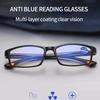 Fashion Anti-Blue Light Reading Glasses Men's Woman's Anti-Radiate Anti-Fatigue Eyeglasses Optical Glasses +1.0 1.5 2.0 2.5 3.0