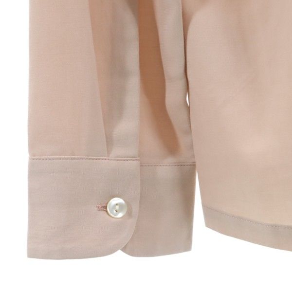 Unused Johnbull Long Sleeve Embroidery Shirt S Pink Embroidery Men's Used