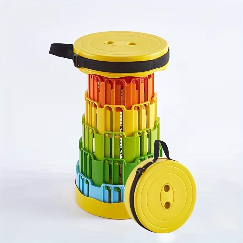 AdventureMate Ultra-Portable Folding Stool - Durable & Comfortable for Camping, Beach, Fishing  Quick Setup, Space-Saving Design