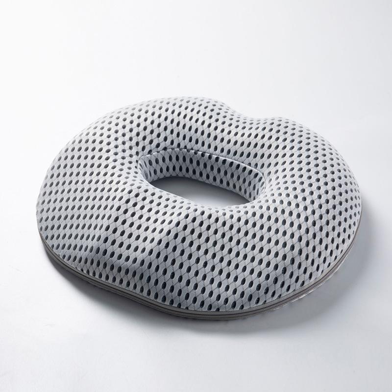 Ergonomic Memory Foam Donut Seat Cushion,Anti-Hemorrhoid, Tailbone Support Pillow with Non-Slip Base,Removable Cushion