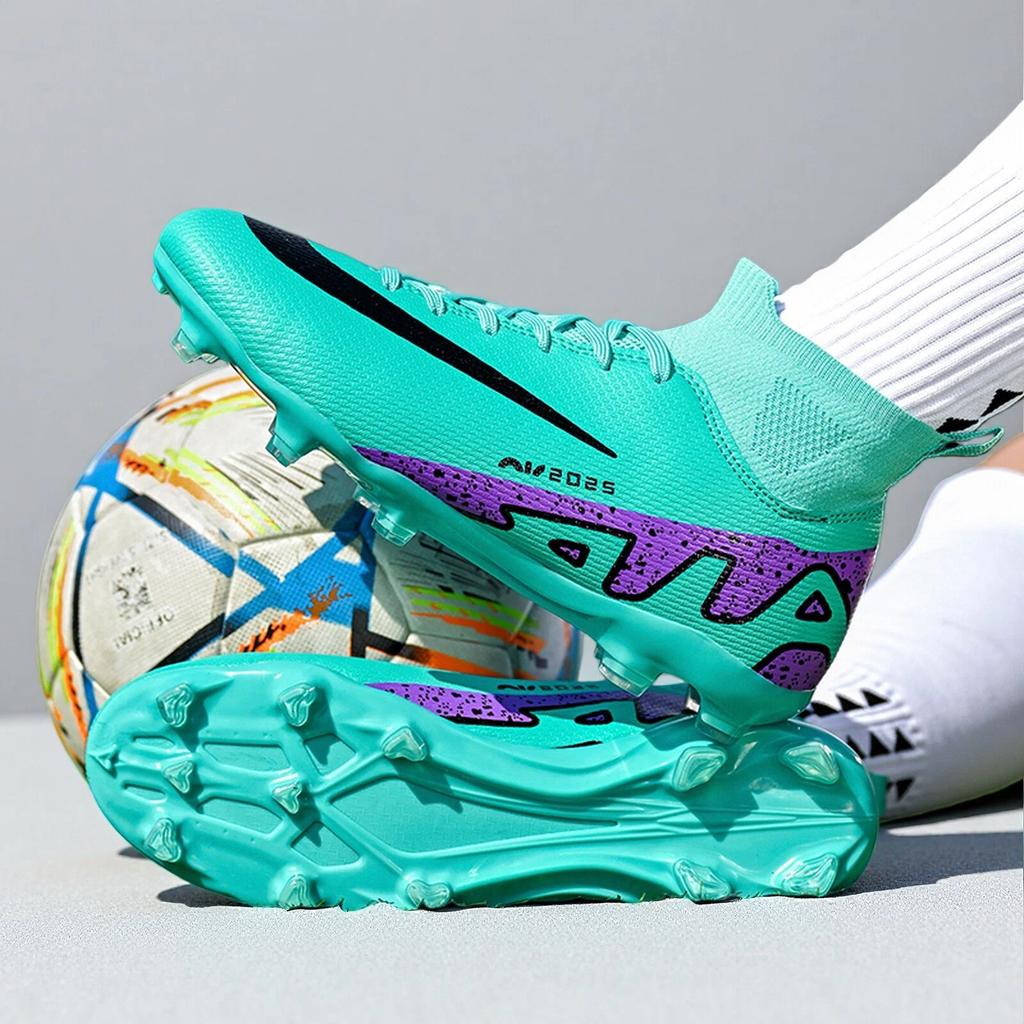 Men Outdoor Football Shoes Turf Football Field Indoor Fast Boots Society Cleats Soccer Shoes Professional Sneaker High Quality