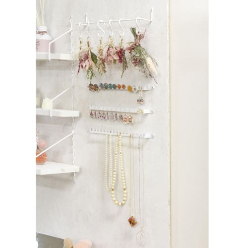 Waki Sangyo Kabette S-shaped Hooks, Wall Storage, Shelf, Brass, 300mm, KA-J63