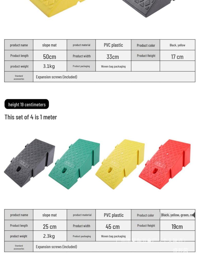 Sheng Bang Triangle Car Ramp Curb Pad