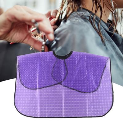 Harika Kolay Giyilebilen Plastik Saç Kesimi Önlüğü Saç Kesimi Pelerini Şal Salon Boyunluğu için