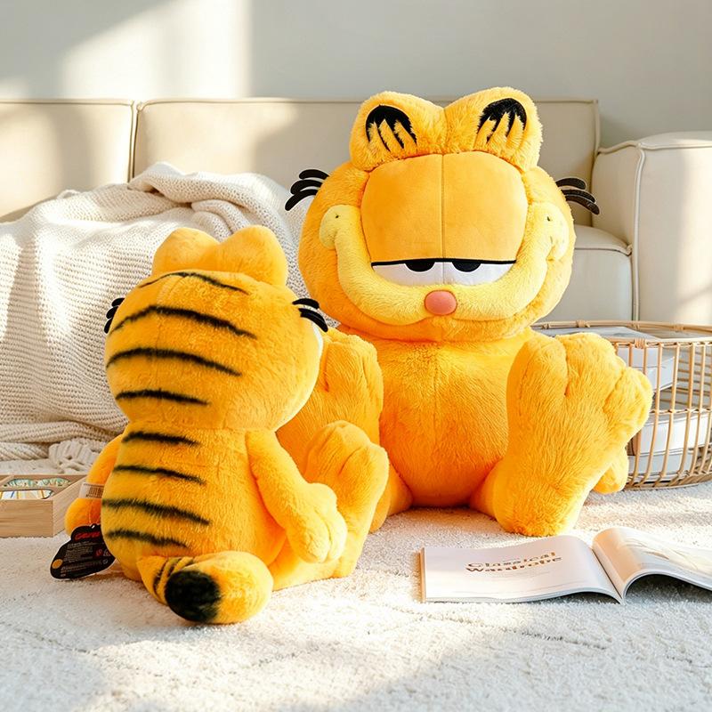 GARFIELD FAMILY Kawaii Soft Plush Toys Cute Cartoon Garfield Cat Odie Stuffed Animals Peluche Dolls Birthdays Gifts Kid