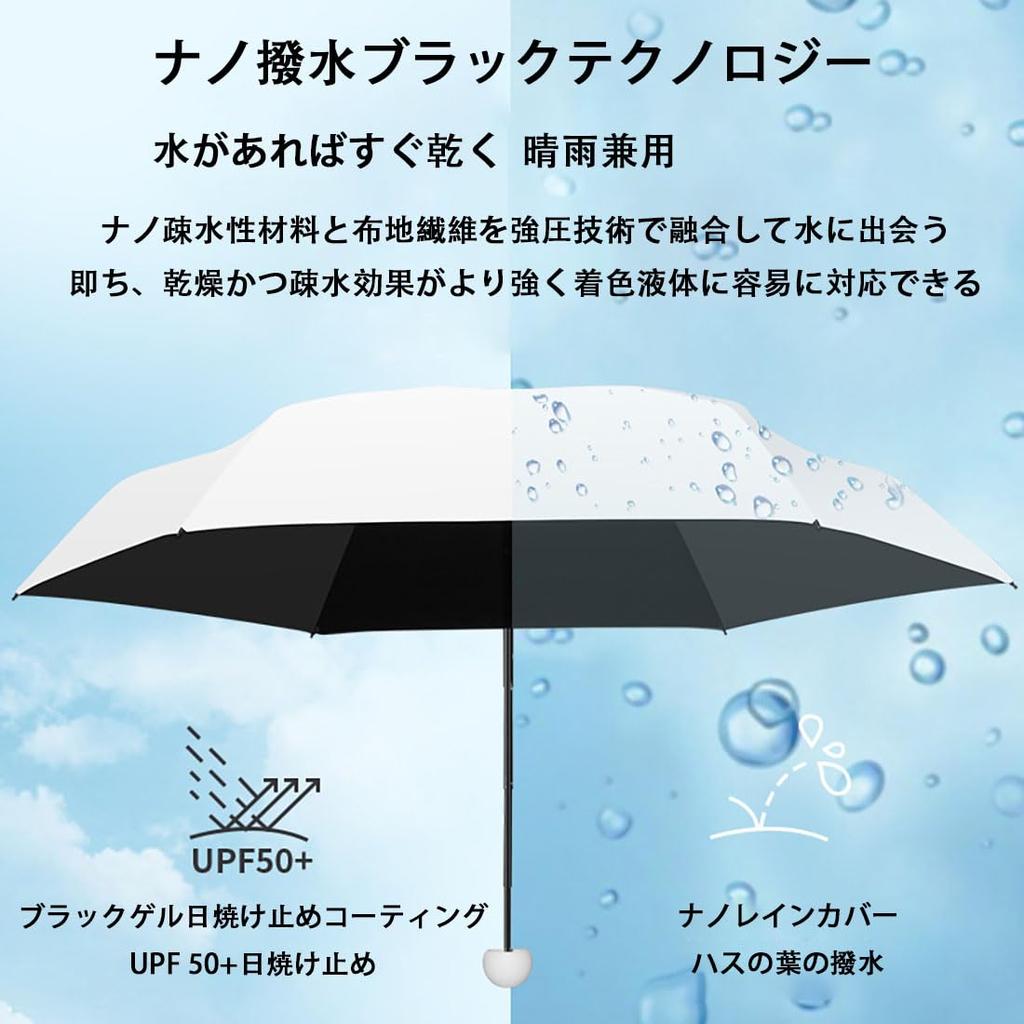 Miniatur mit Tasche Sonnenschein Hitze Geeignet für Sonnig und Regnerisch Faltbar UV-Schutz Perfekt für die Regenzeit und Kompakt und mit Aufbewahrung