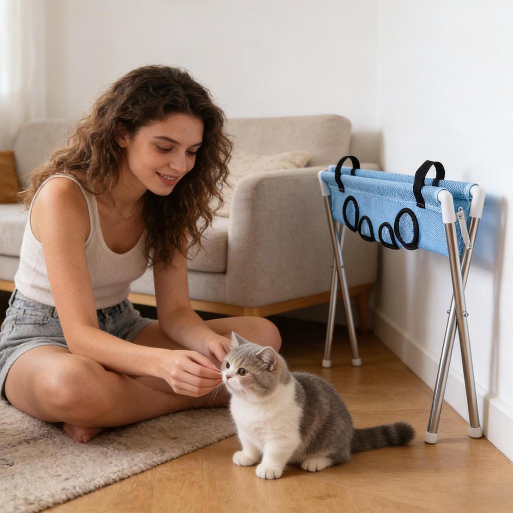 Ammaca per Toelettatura Cani Design a 8 Fori Pettorina per Toelettatura Gatti Appendiabiti per Toelettatura Gattini Per Gatti Cani Gattini Cuccioli Piccoli Medi Grandi