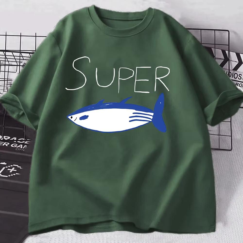 Jin Super Tuna Fish T Shirt Kawaii Retro Fashion Men/women Clothing Harajuku High Quality Tops Clothes Days Gifts Tshirts Tops