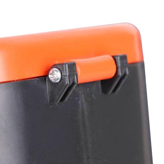 Portable Fishing Bait Lure Maggot Earthworm Worm Storage Case Box with Lanyard