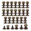 20set Brass Rivets Bronze Wear Resistance Luggage Hardware Accessories for Handbags Shoes Clothes