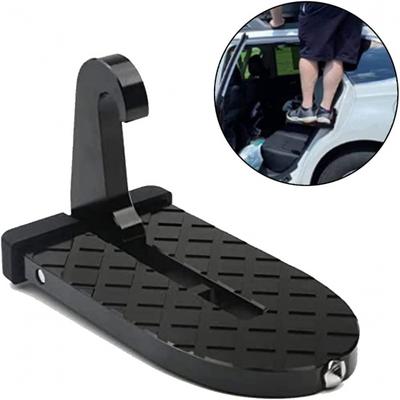 Pedalino Universale Pieghevole per Portiera Auto Gancio di Sicurezza Mini Pedale Ausiliario in Lega di Alluminio Martello di Sicurezza Per Jeep Auto