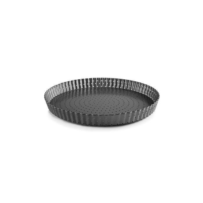 Moule tarte perforé fond amovible 30 cm - IBILI®