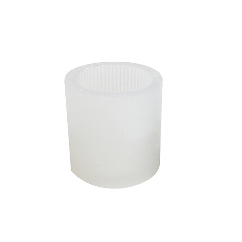 Cylindrical Silicone Mold DIY Geometric Striped Resin Casting Mold