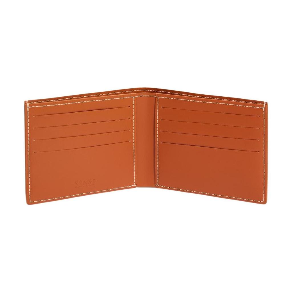Goyard Victoire Monogram Opvouwbare Canvas en Leer Portemonnee Unisex Portemonnee Zwart Blauw Groen VICTO8PMLTY