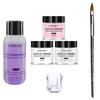 Acrylic Powder Liquid Set for Nail Extension, Nail Art Kit with Nail Brush and Tools, Professional Manicure Set