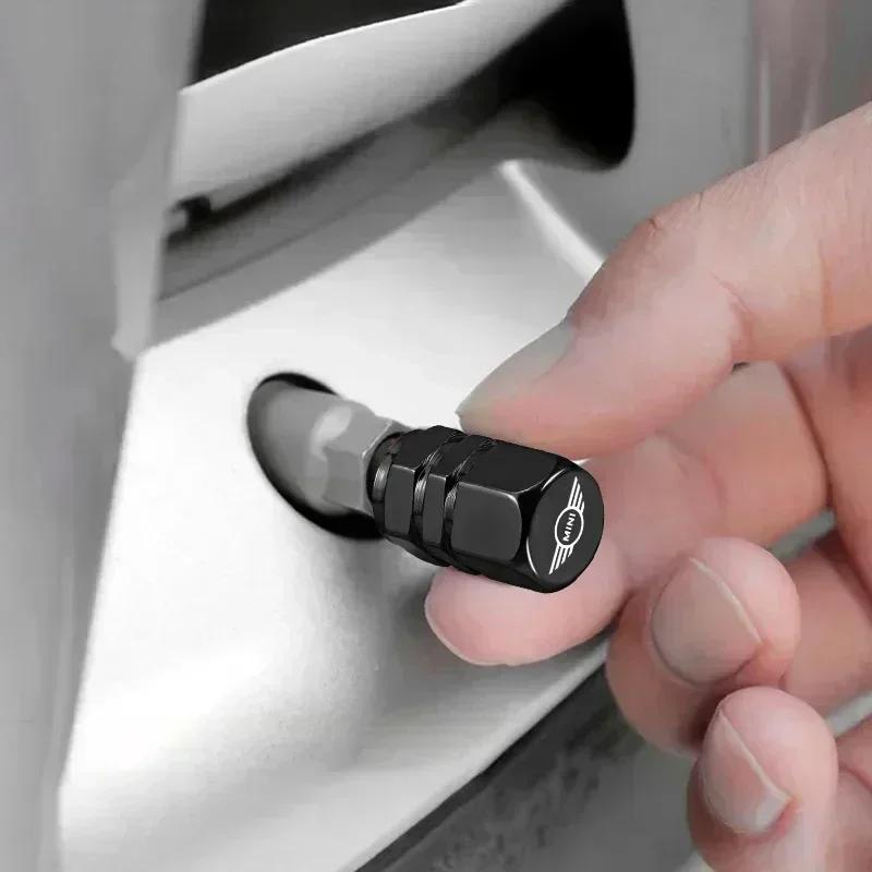 /4Pcs Aluminum Car Styling Wheel Tire Valve Caps Dust Covers For BMW MINI Cooper One JCW F54 F55 F56 F57 R52 R53 R55 R56 R57 R58