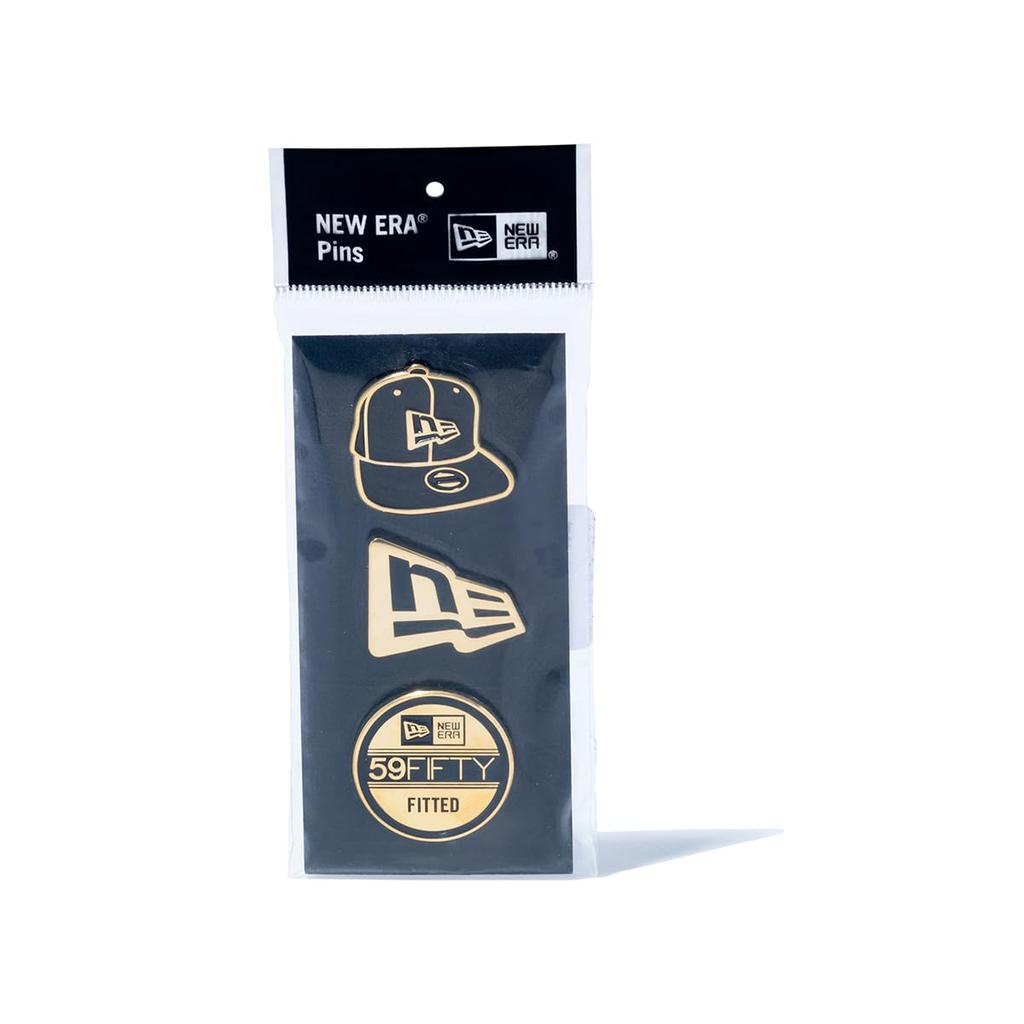 59FIFTY DAY Commemorative Pin Badge Set FREE 2024 59FIFTY DAY PIN PACK NEWERA JP [New Era] 3-Piece Black/Gold
