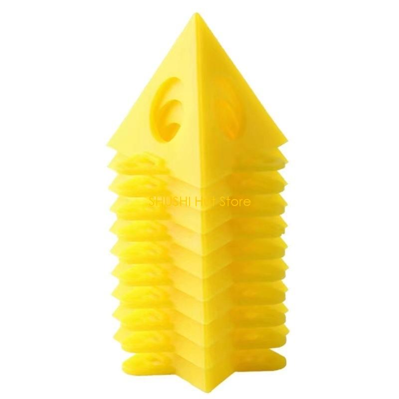 10Pcs Multipurpose Painters Pyramid Comes with 2 Paint Brushes Lightweight D57B