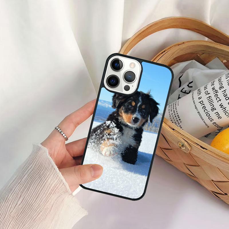 Bernese Mountain Dog Phone Case For iPhone 17 Air 16 15 14 11 12 13 Pro  MAX Plus coque Cover Shell