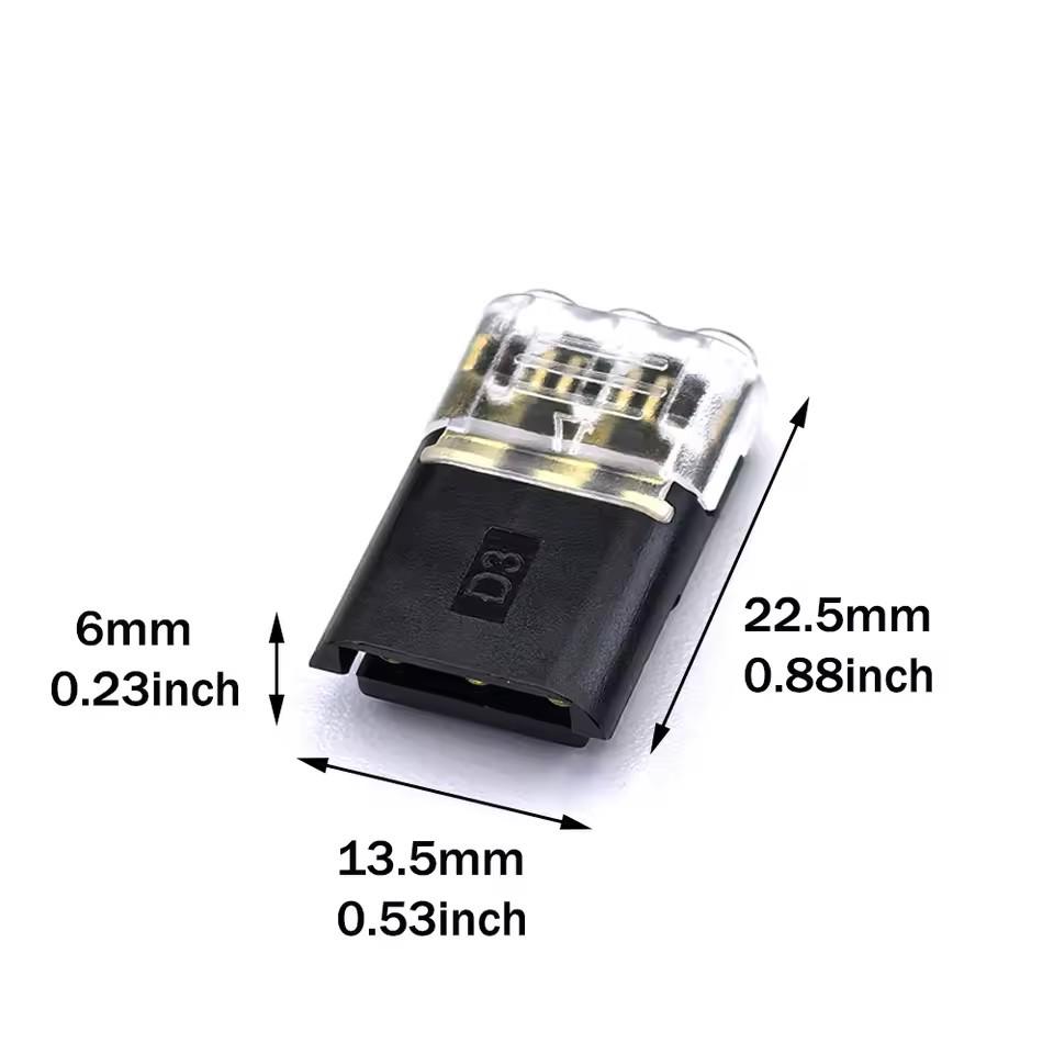 D2 Quick Connect LED Terminal: Dual-Wire Insulation Displacement Connector