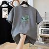 Women's Printed Round Neck Short Sleeve T-Shirt