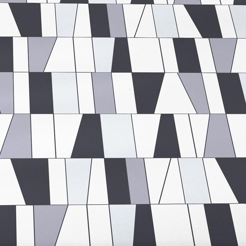 Simple 1 Modern Geometry Printed Matte Fitted Sheet, Bedroom Printed Bed Cover, Bedding Excluding Pillowcases