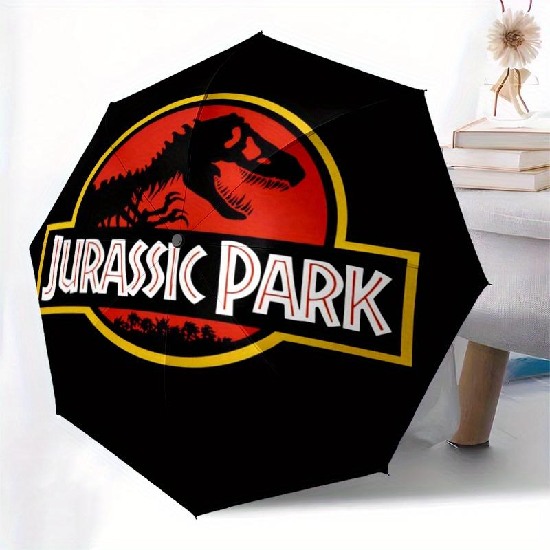 Jurassic Park Logo T-Shirt - Dinosaur LoverGift IdeaUmbrella, Portable 3-Fold Compact Umbrella for Men & Women Gift