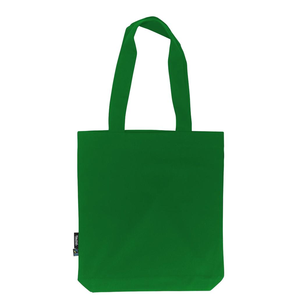 Neutral Plain Twill Long Handle Tote Bag